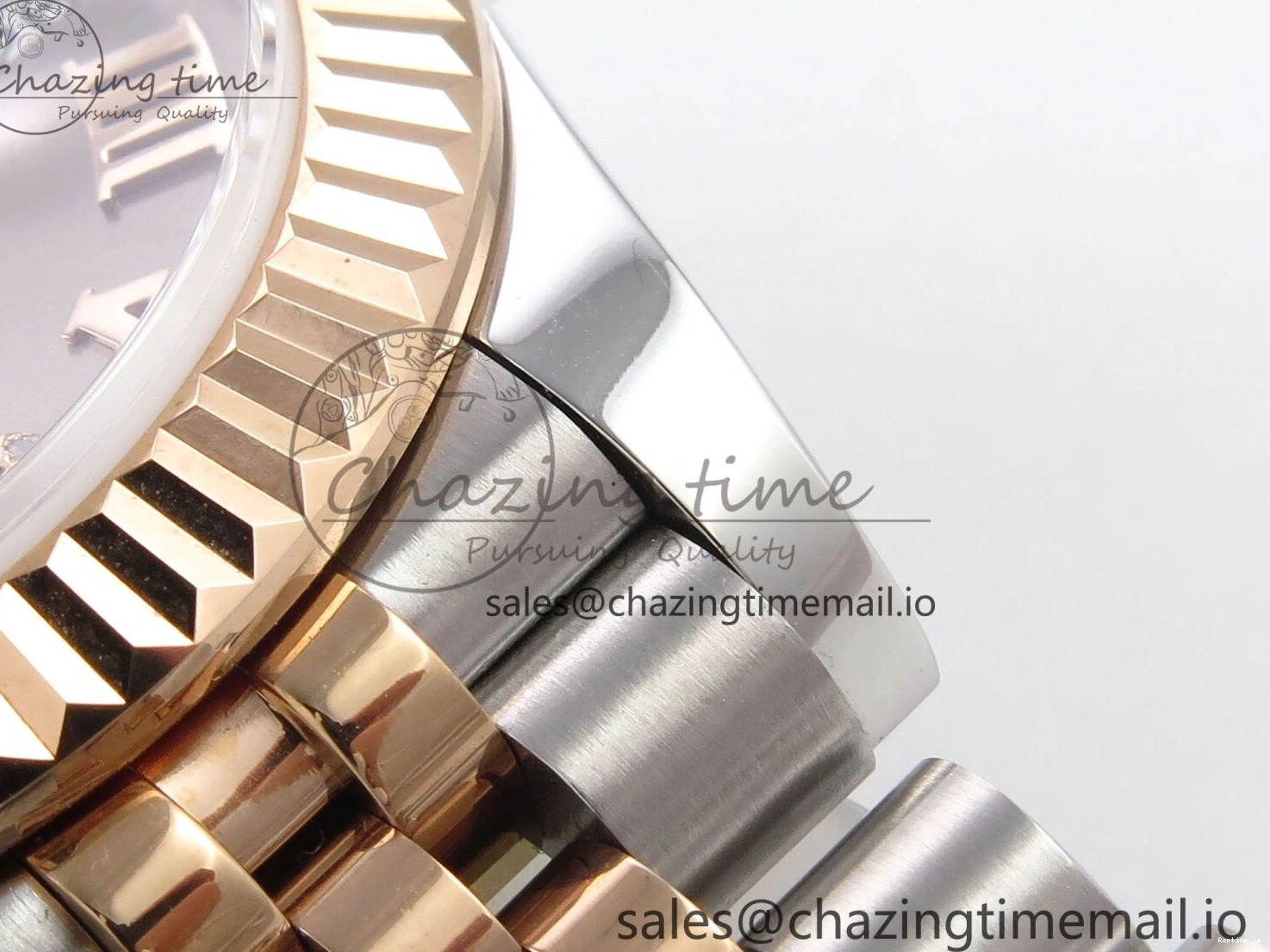 0110 Popular DateJust 31 278271 SS RG GMF 1:1 Best Edition 904L Steel Gray Roman Diamonds Dial on Jubilee Bracelet A 1165